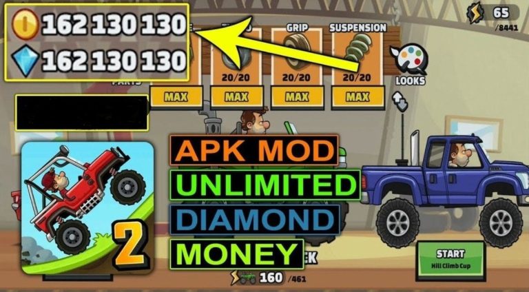Download Hill Climb Racing MOD Apk Unlimited for Android, iOS, PC 2021