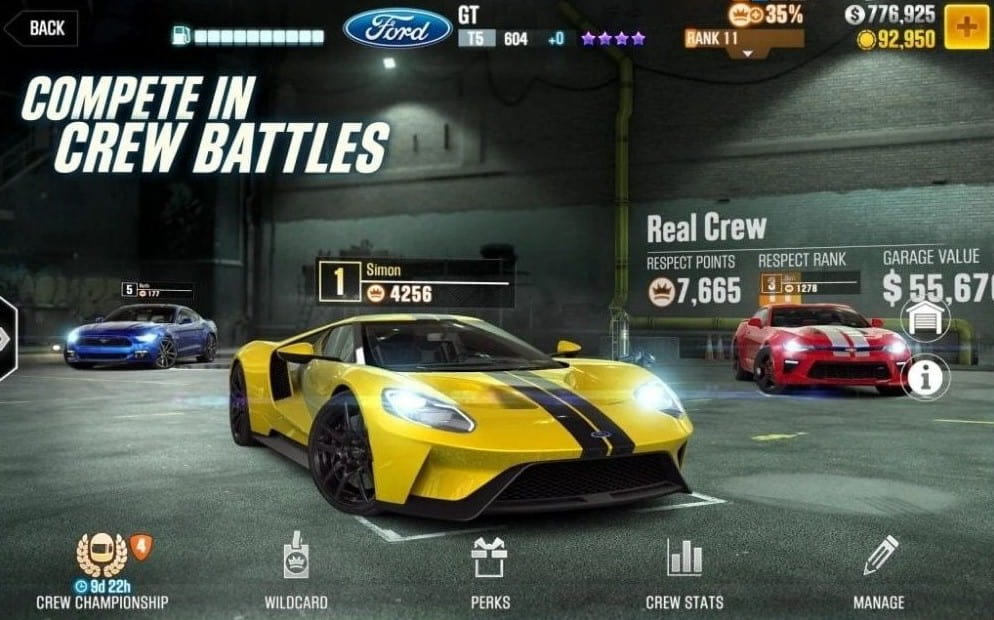 csr racing 2 mod unlimited money and gold and keys