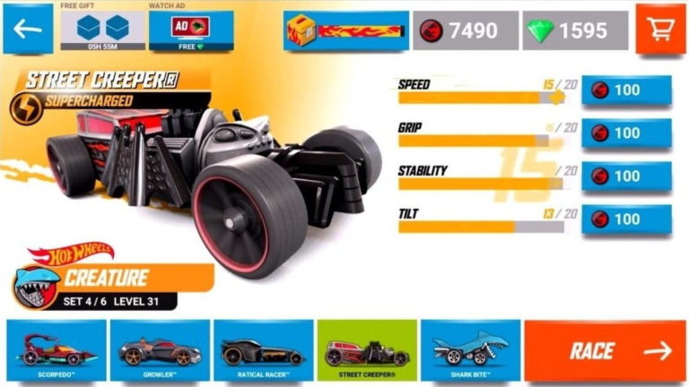 Hot Wheels Race Off Mod Apk V11.0.12232 Download (free Shopping)