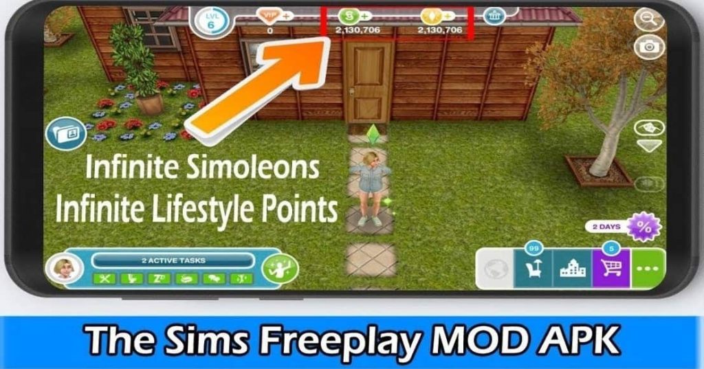 the sims freeplay mod apk level max