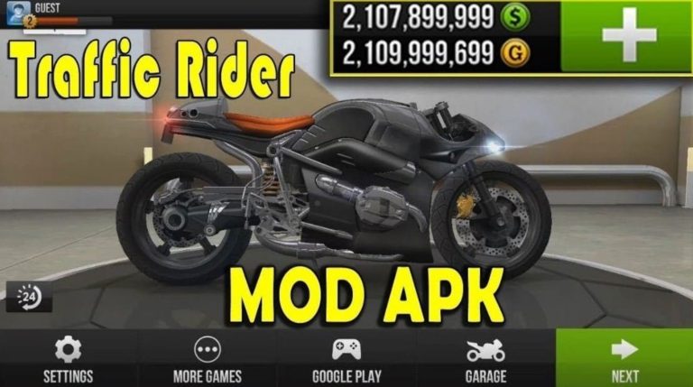 Traffic Rider MOD APK V 1.81 (Unlimited Money, All Bikes Unlocked)