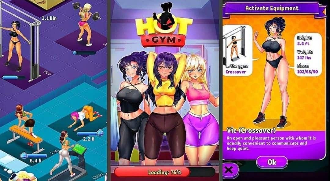 Hot Gym MOD APK (Unlimited Money, Unlocked All Photos) Latest Version