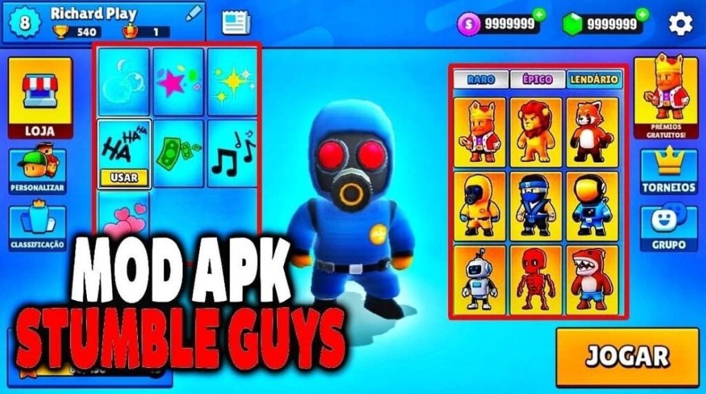 Stumble Guys MOD APK v0.42.2 Mod Menu, Unlimited Gems & Irgi Terbaik