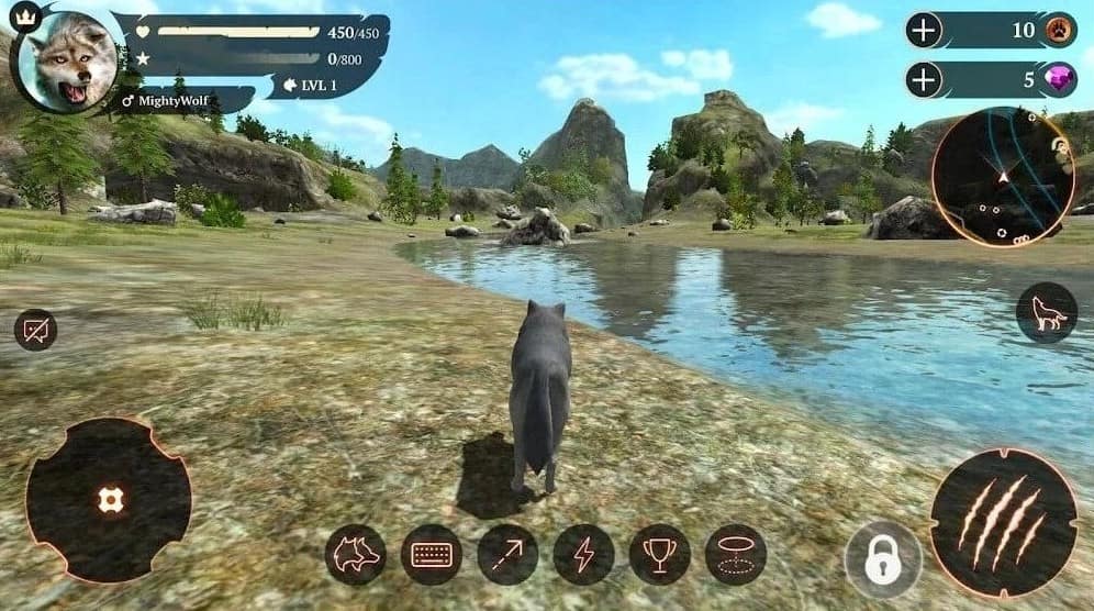 The Wolf MOD APK (Unlimited Diamonds, Max Level) Latest Version