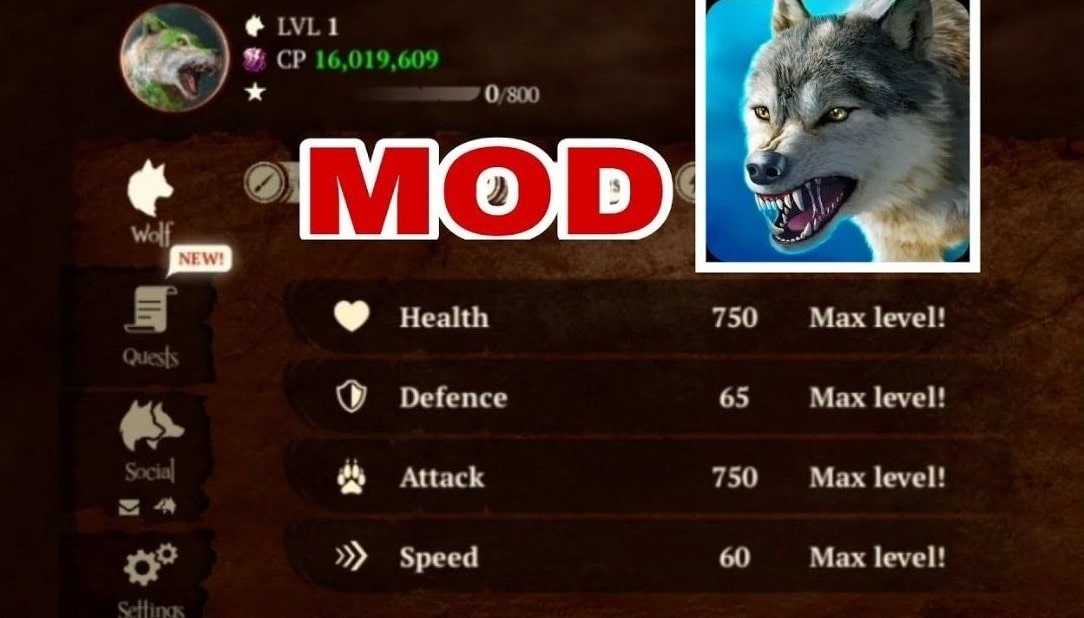 The Wolf APK MOD Feauters