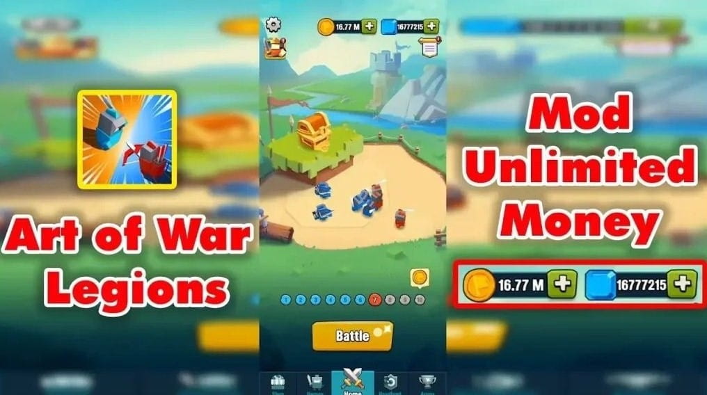 Art of War: Legions MOD APK (Unlimited Money, Gems, VIP, Offline)