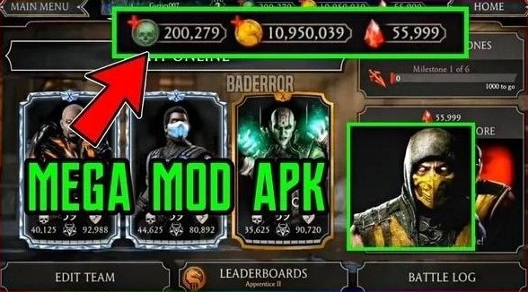 Mortal Kombat X MOD APK (Unlimited Money, Souls, Offline)