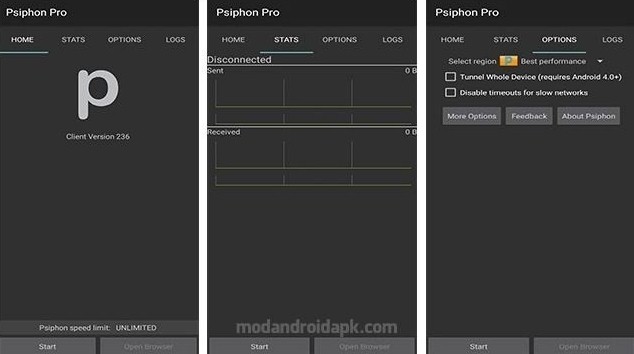 Psiphon Pro MOD APK (Premium Subscription Unlocked, Unlimited Speed)