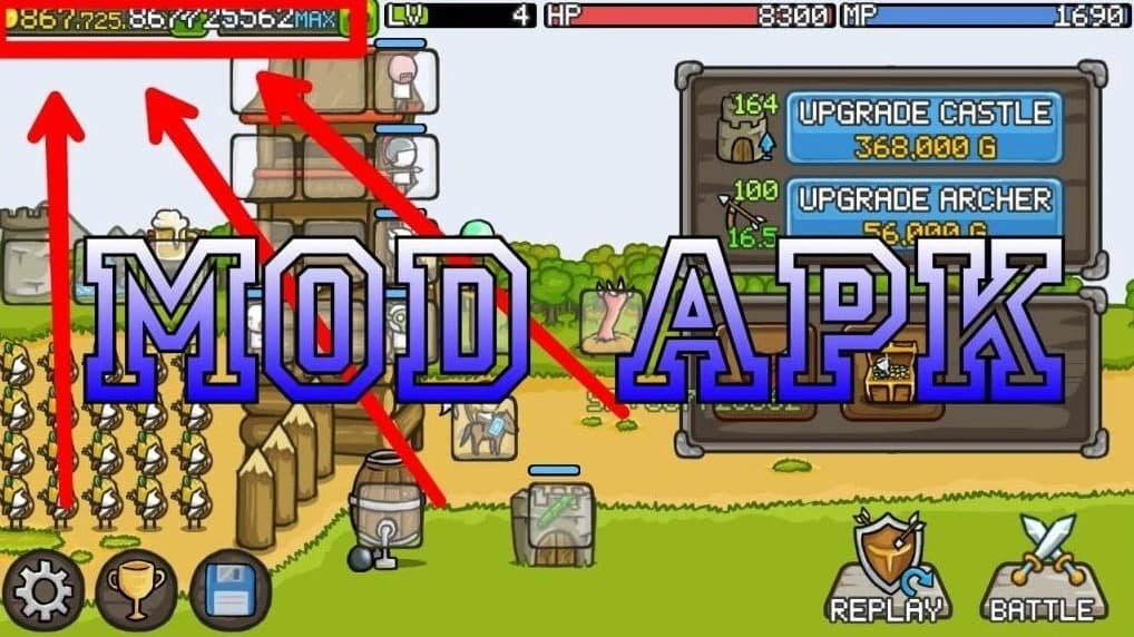 Grow Castle MOD APK (Unlimited Money, Gems)