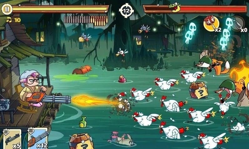 Swamp Attack 2 MOD APK (Unlimited Money, Gems, Ammo)