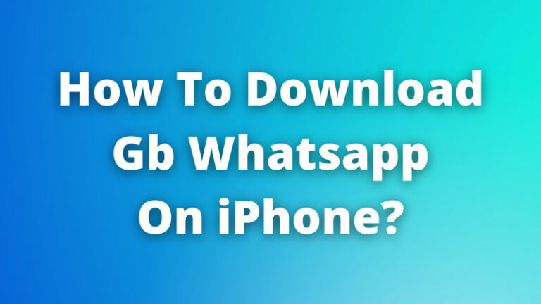How To Download Gb Whatsapp On Iphone